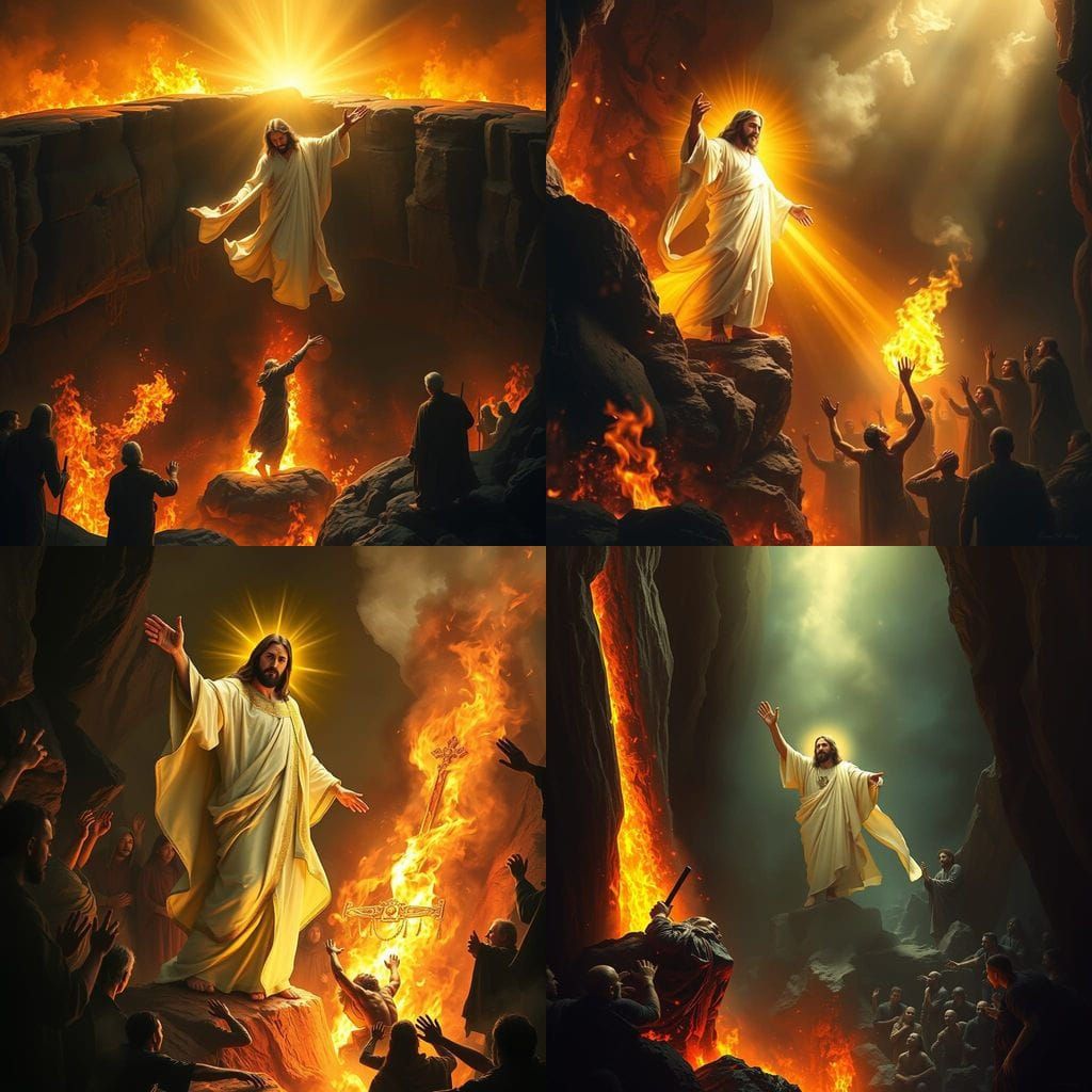 Christ's Descent: Saving a Soul from Hellfire