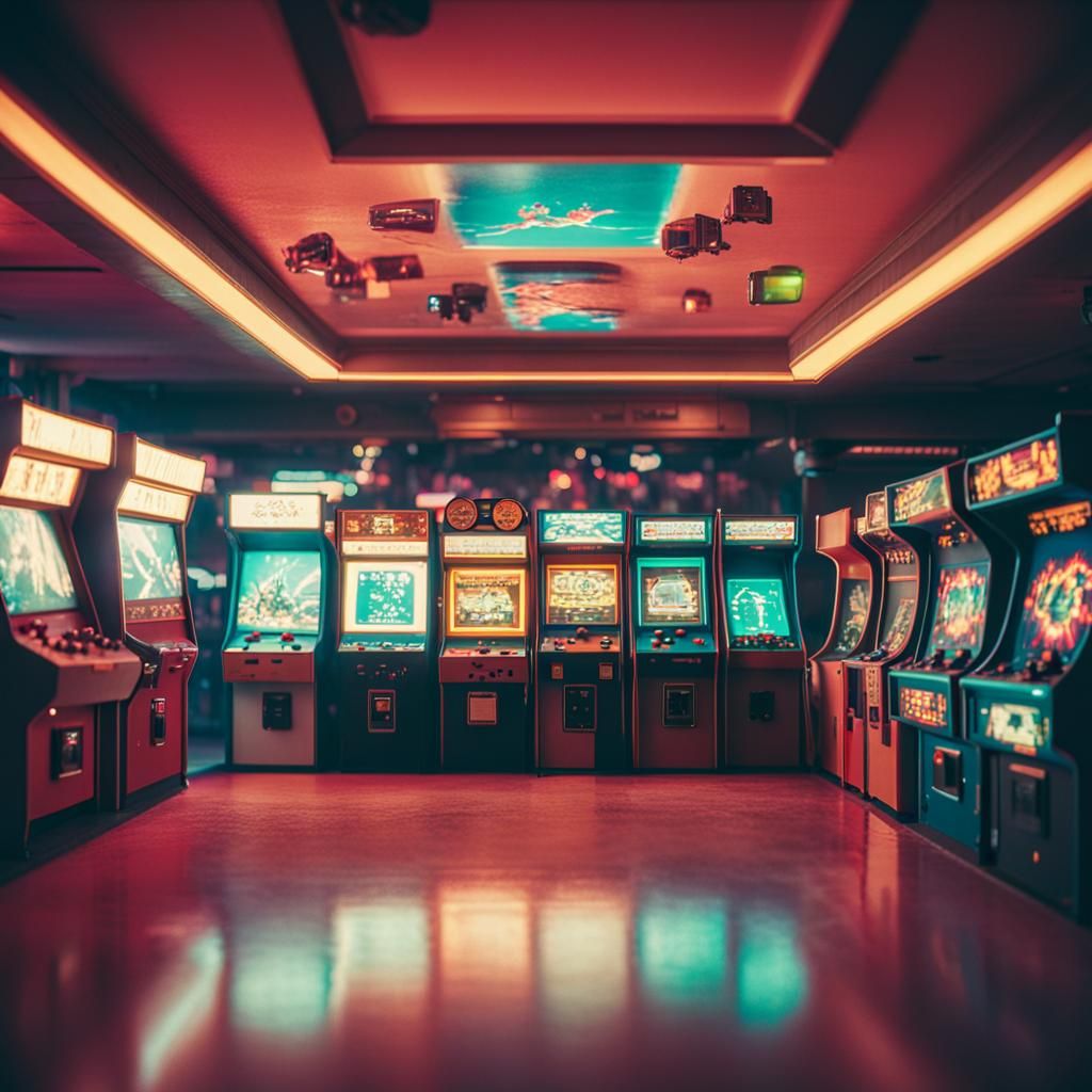 Dramatic Arcade Game in Cinematic Style