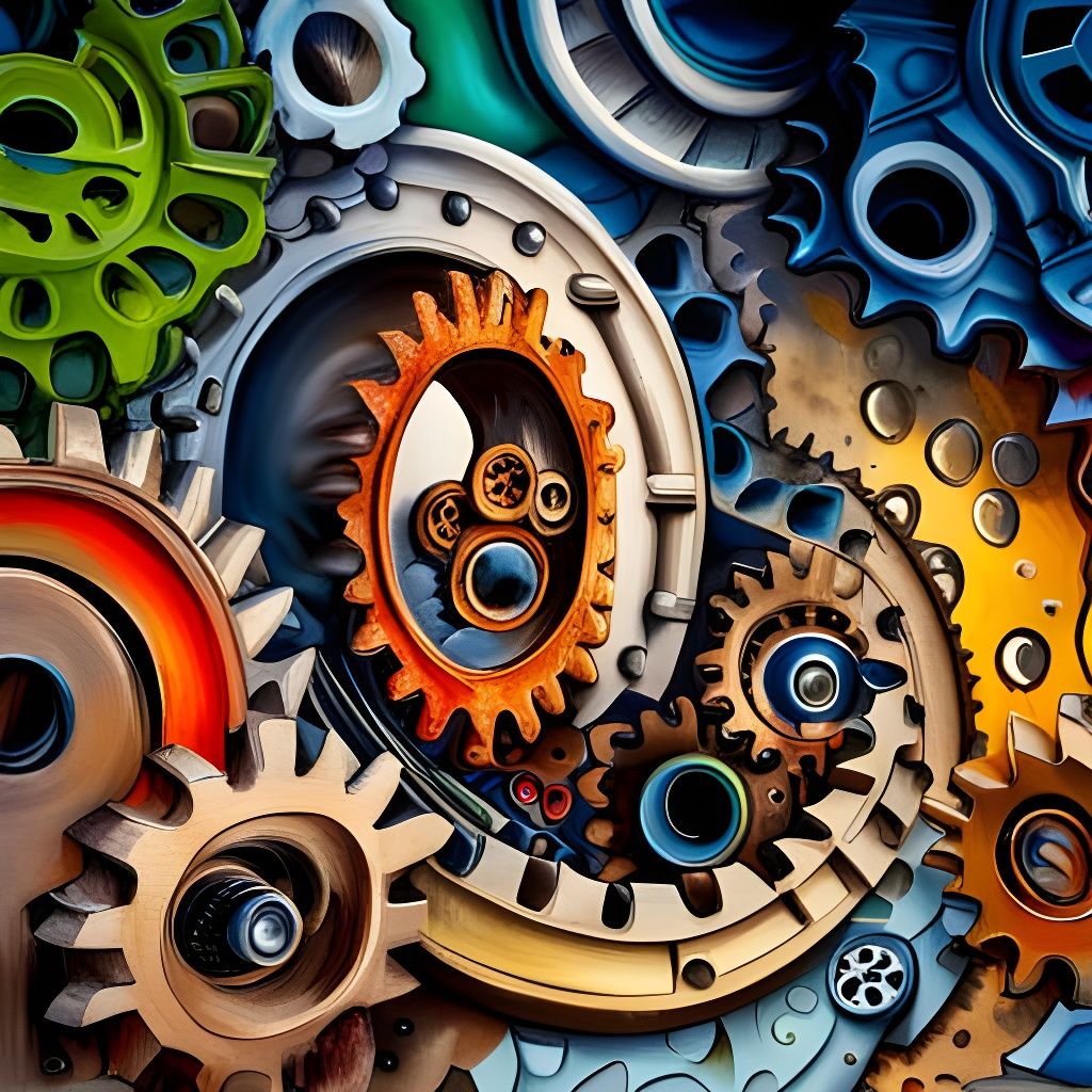 Book and Gears: Graffiti Art of Continuous Learning