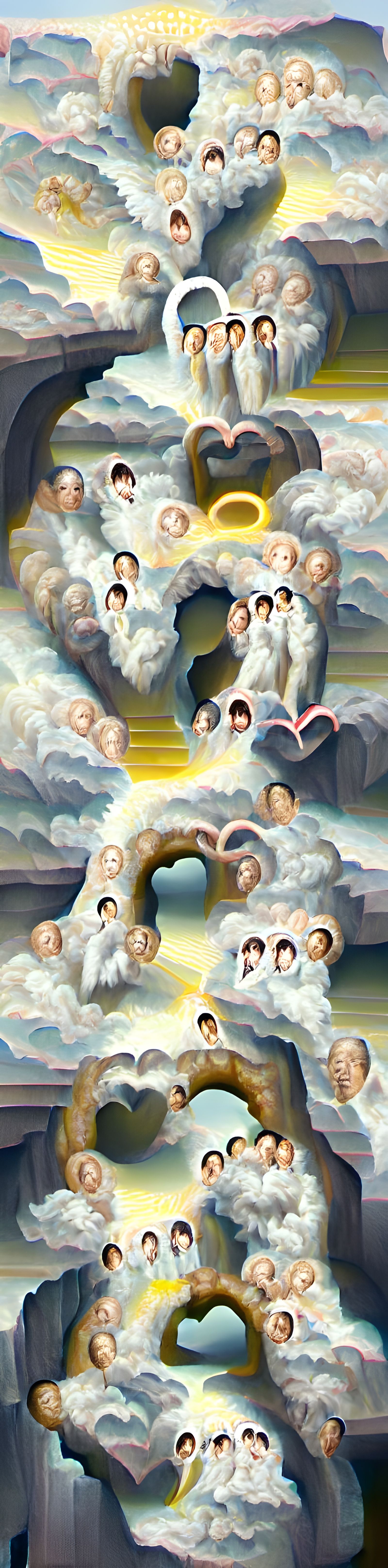 Heaven's Gate with Angelic Figures