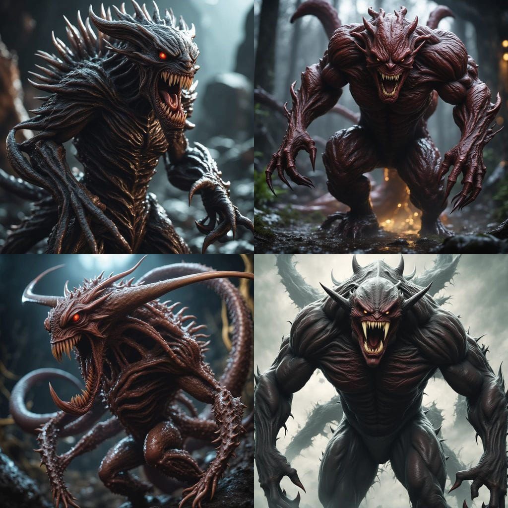 Apex Predator with Powerful Muscled Body