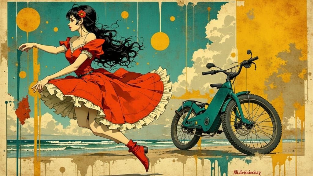 Surreal Comic Book Art in a Bill Sienkiewicz Style