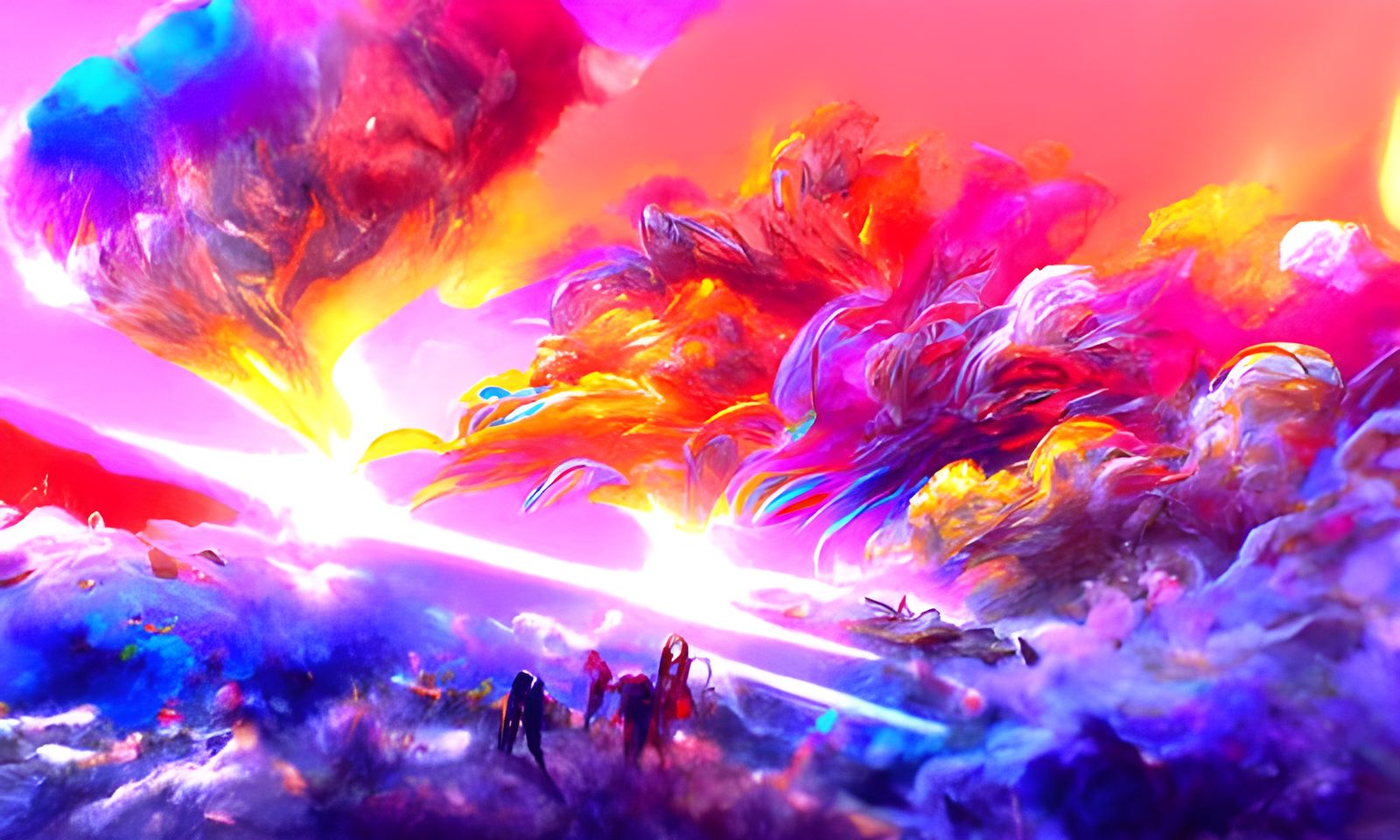 Explosion of Color: Emotional Energy Unleashed