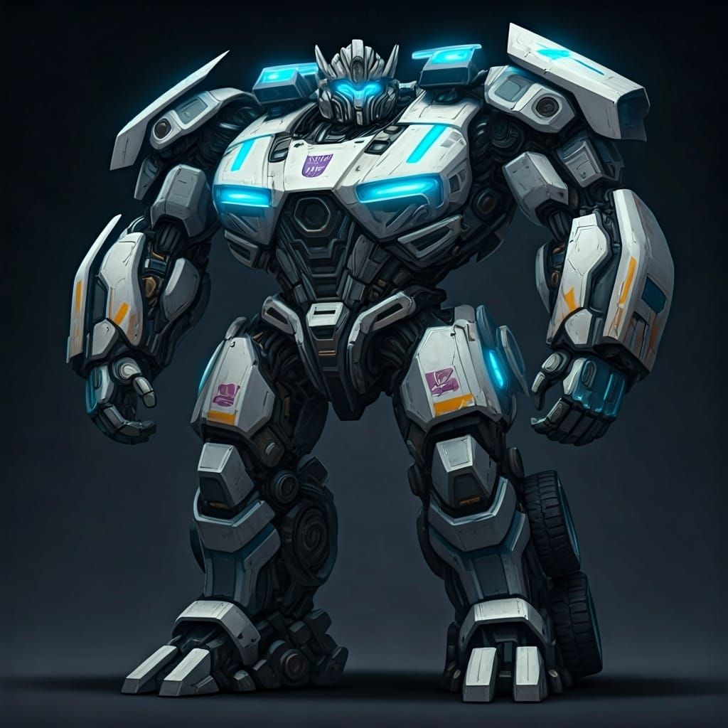 NexTech Ambulance Transformer: Futuristic Robot Design