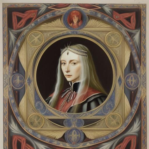 Abstract Portrait of Marie Doro as Countess Bathory