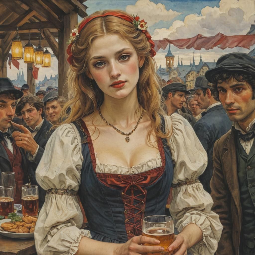 Vampire at Oktoberfest: Renaissance Meets Expressionism