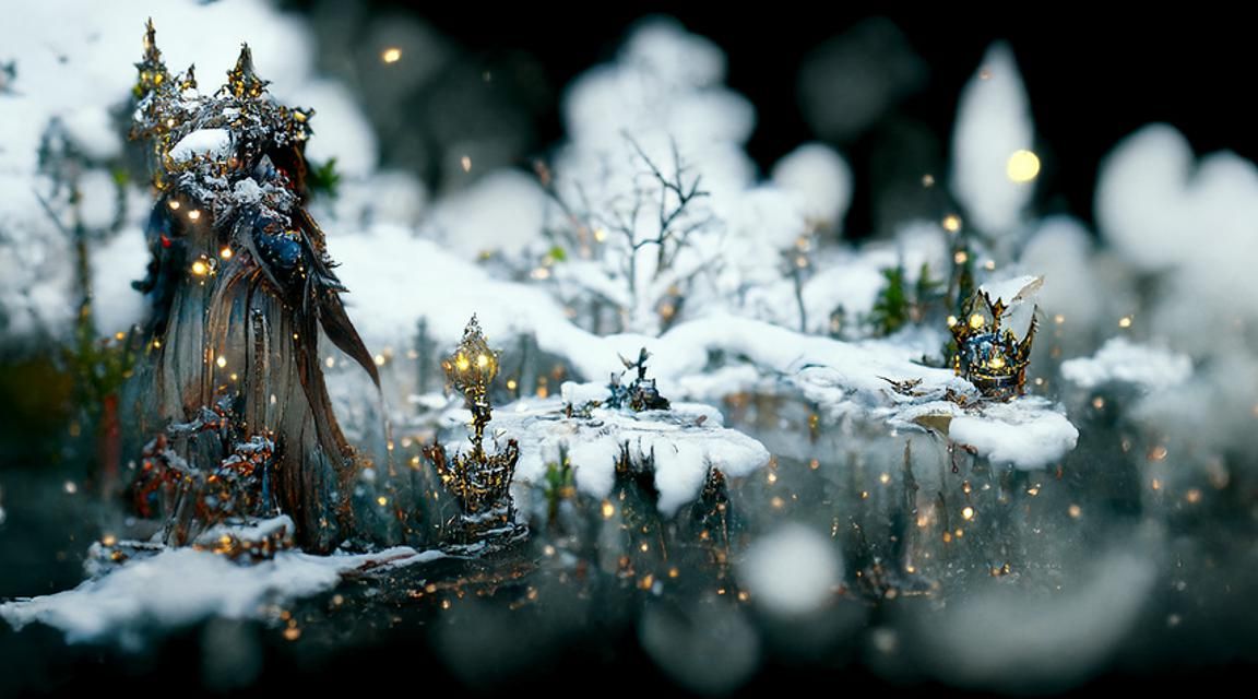 Blizzard King: Winter Fairy in Photorealistic 3D