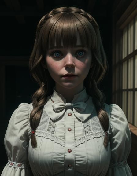 Photorealistic Portrait of Annabelle in 4K