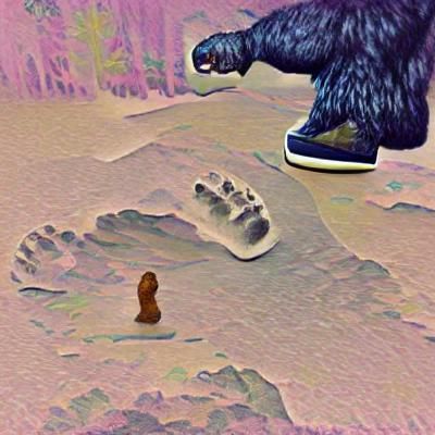AI's Vision of Bigfoot