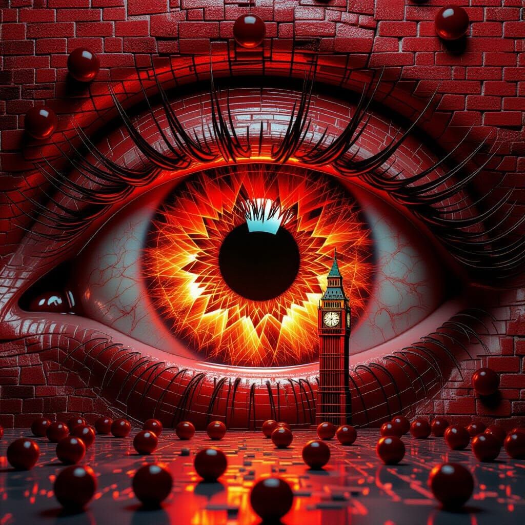 Hypnotic Iris Reveals Glowing Portal