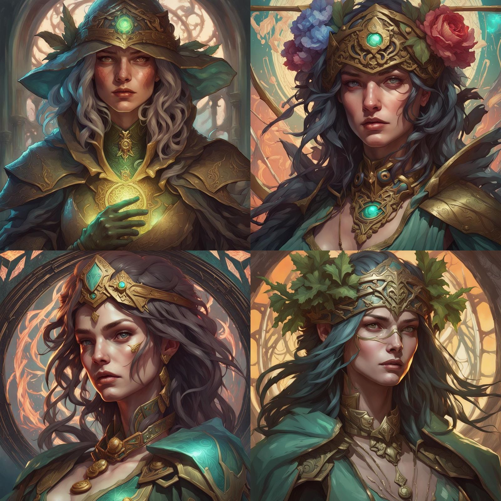 Detailed Portrait in Dynamic Lighting