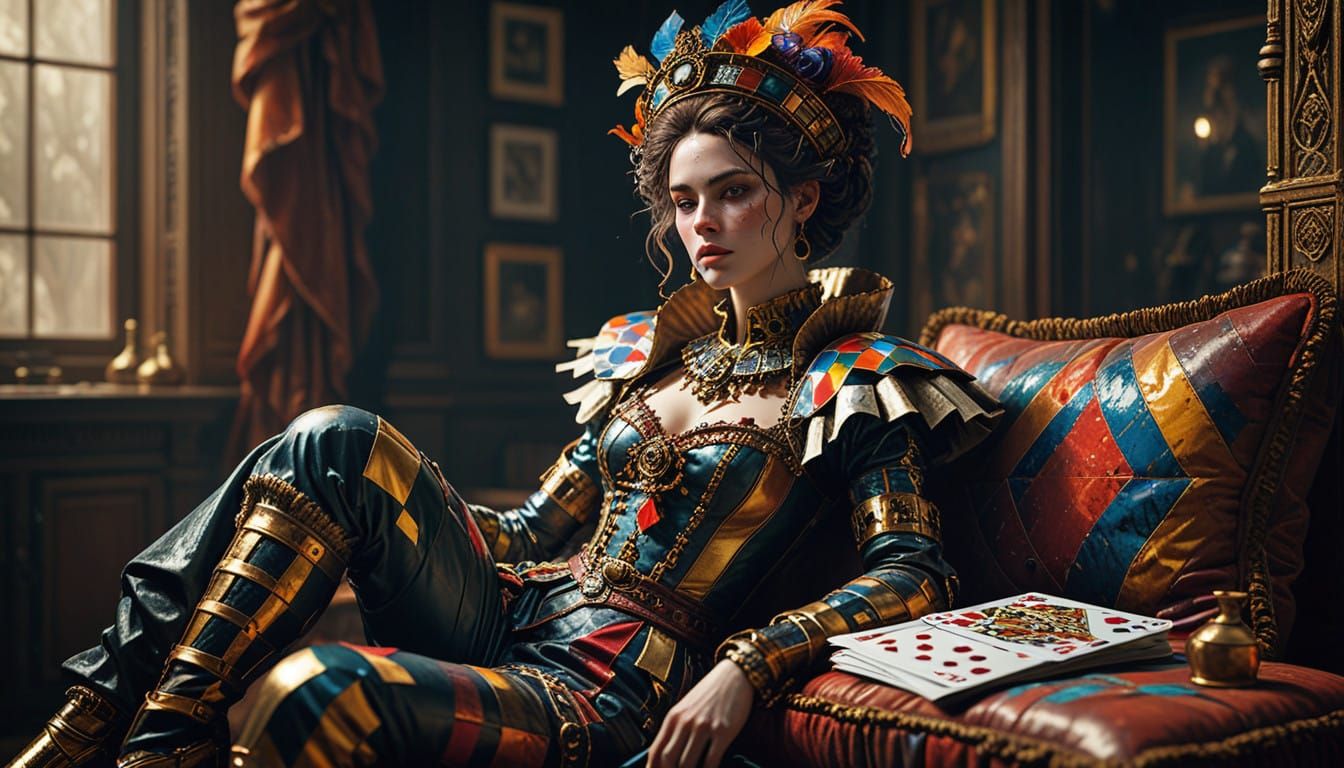 Harlequin in Baroque Theatre