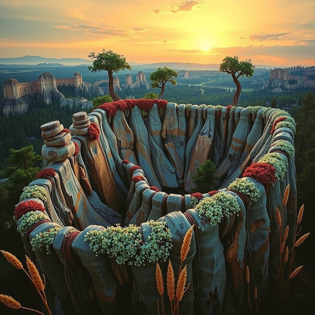 Pathless Woods and Lonely Shore: An AI Rendering