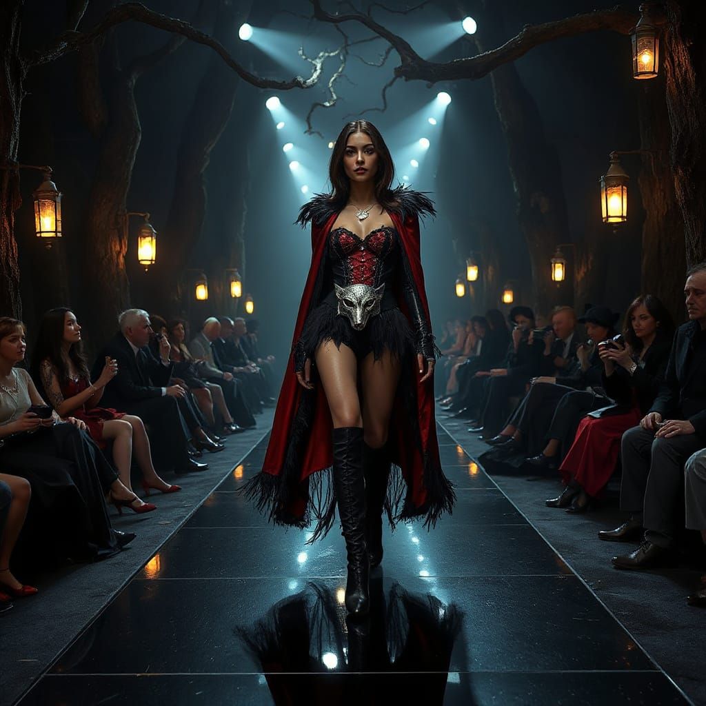 A dark fantasy fashion show