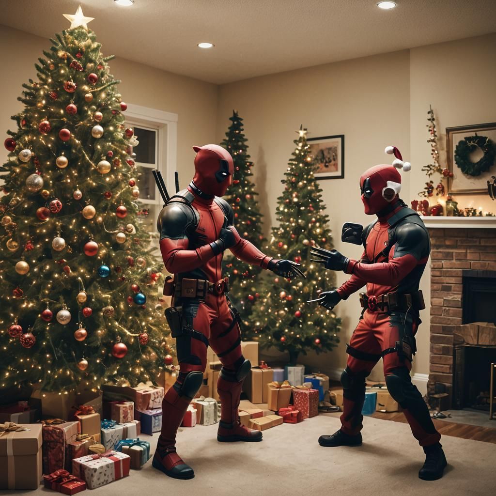 Deadpool and Wolverine National Lampoons Christmas Vacation