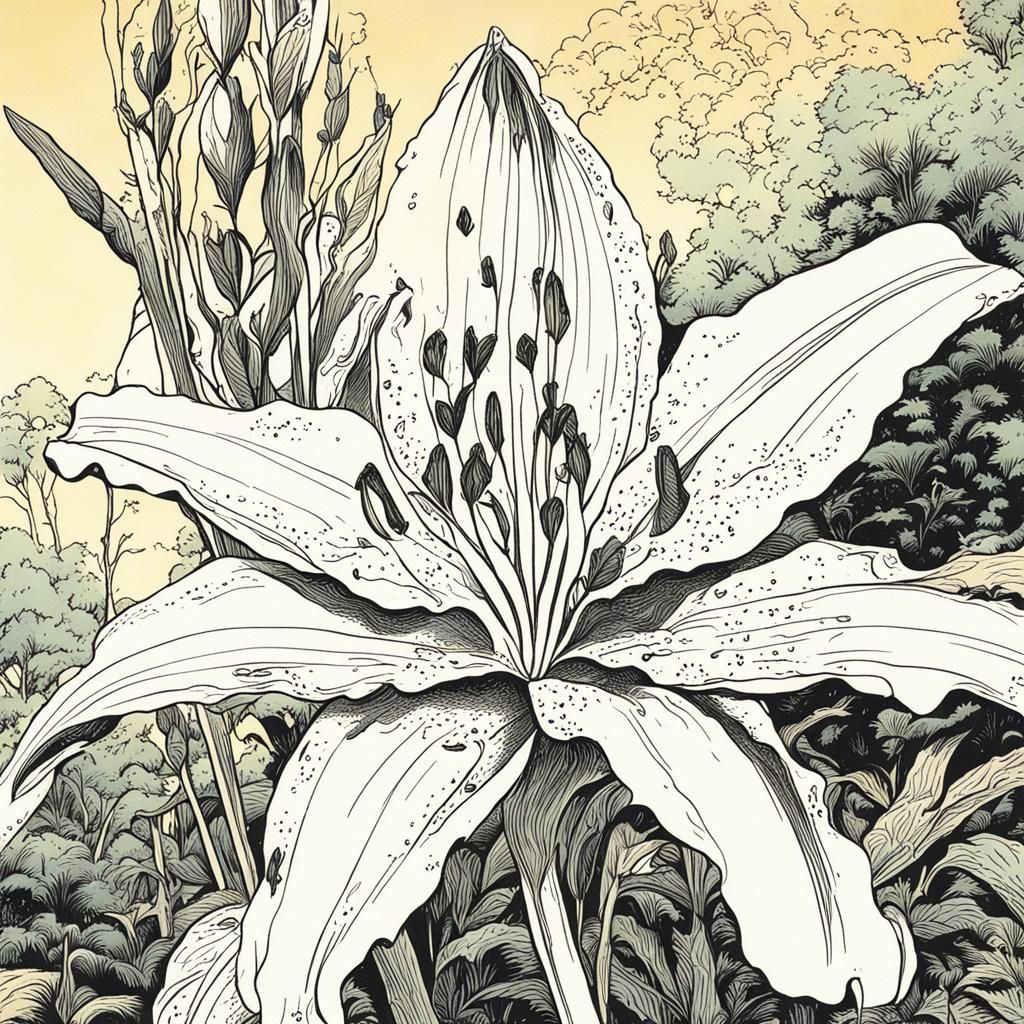 Tiger lily / Lilium lancifolium