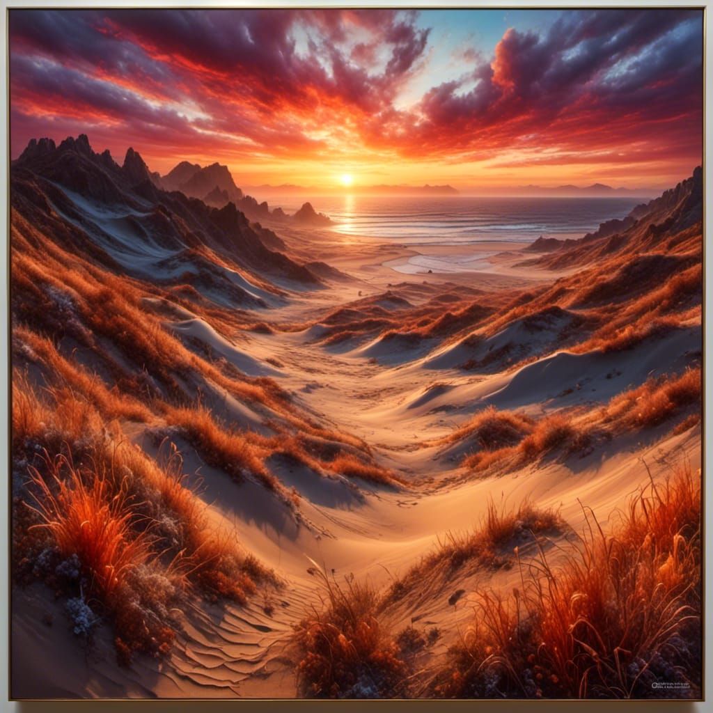 Sunset Postcard