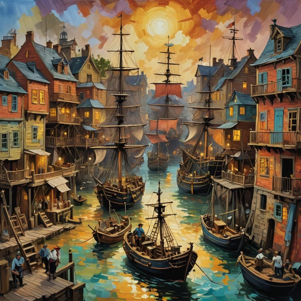 Chaotic Splendor: Port Royal as Impressionist Painting