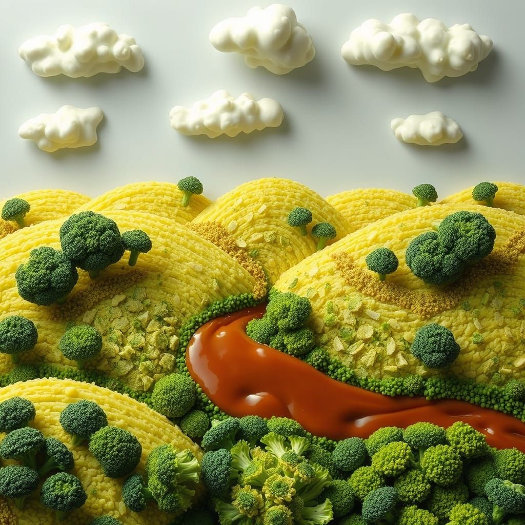 Surreal Foodscapes of Whimsical Wonder