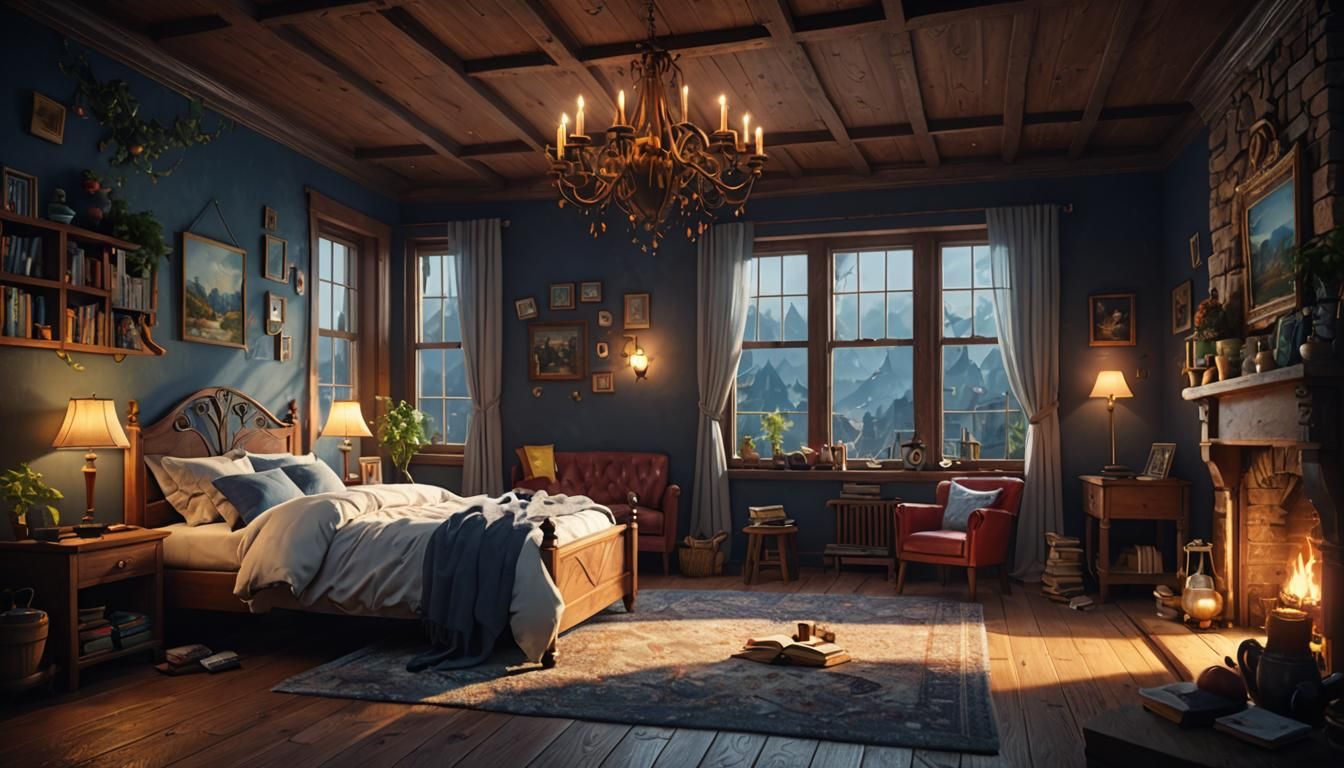 Magical Coffee House: Relaxing Bedtime Story Scene