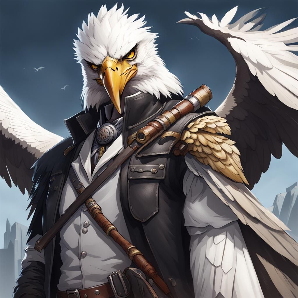 Eagle-Headed Aarakocra Sniper from Dungeons and Dragons