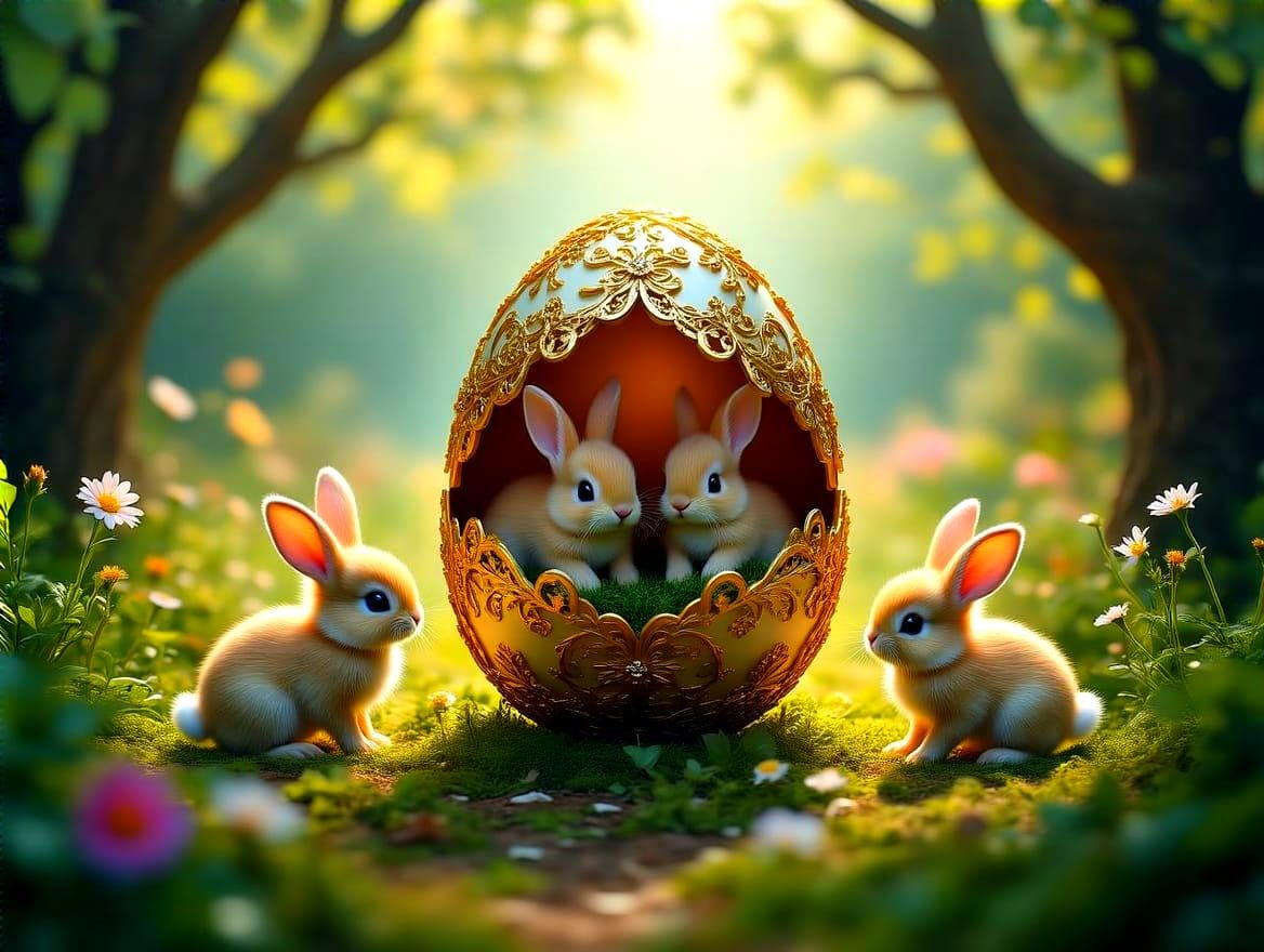 Vibrant Holographic Egg Reveals Hidden Wonderland