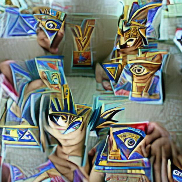 Yu-Gi-Oh! Egyptian God Cards Digital Art