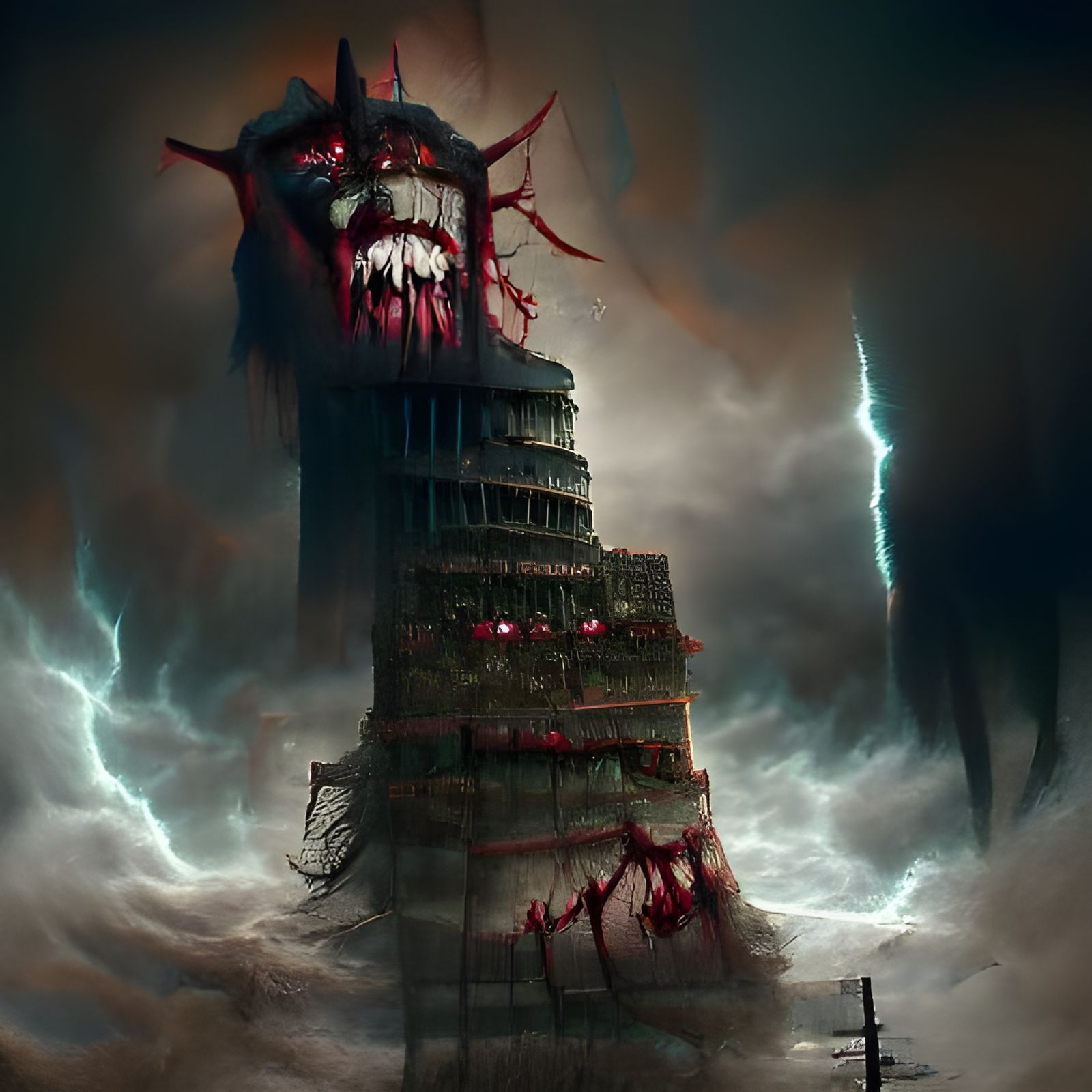 Tower of Babel Under God's Wrath