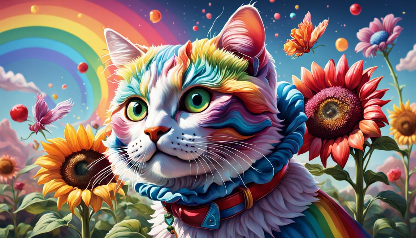 Surreal Whimsy in Candyland Wonderland