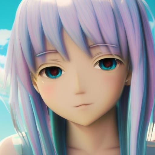 Hatsune Miku in Divine Sunshine, 4K