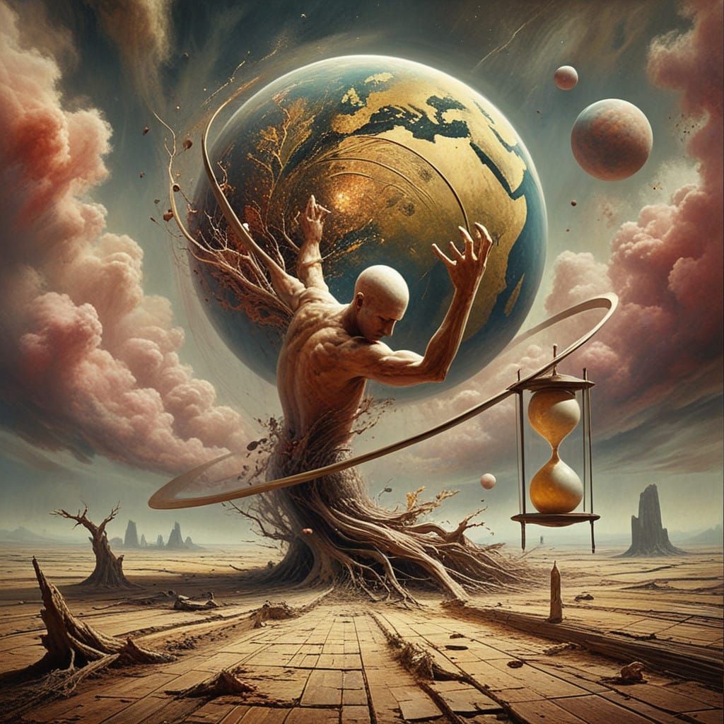 Existential Limbo: A Dreamlike World Trapped in Time