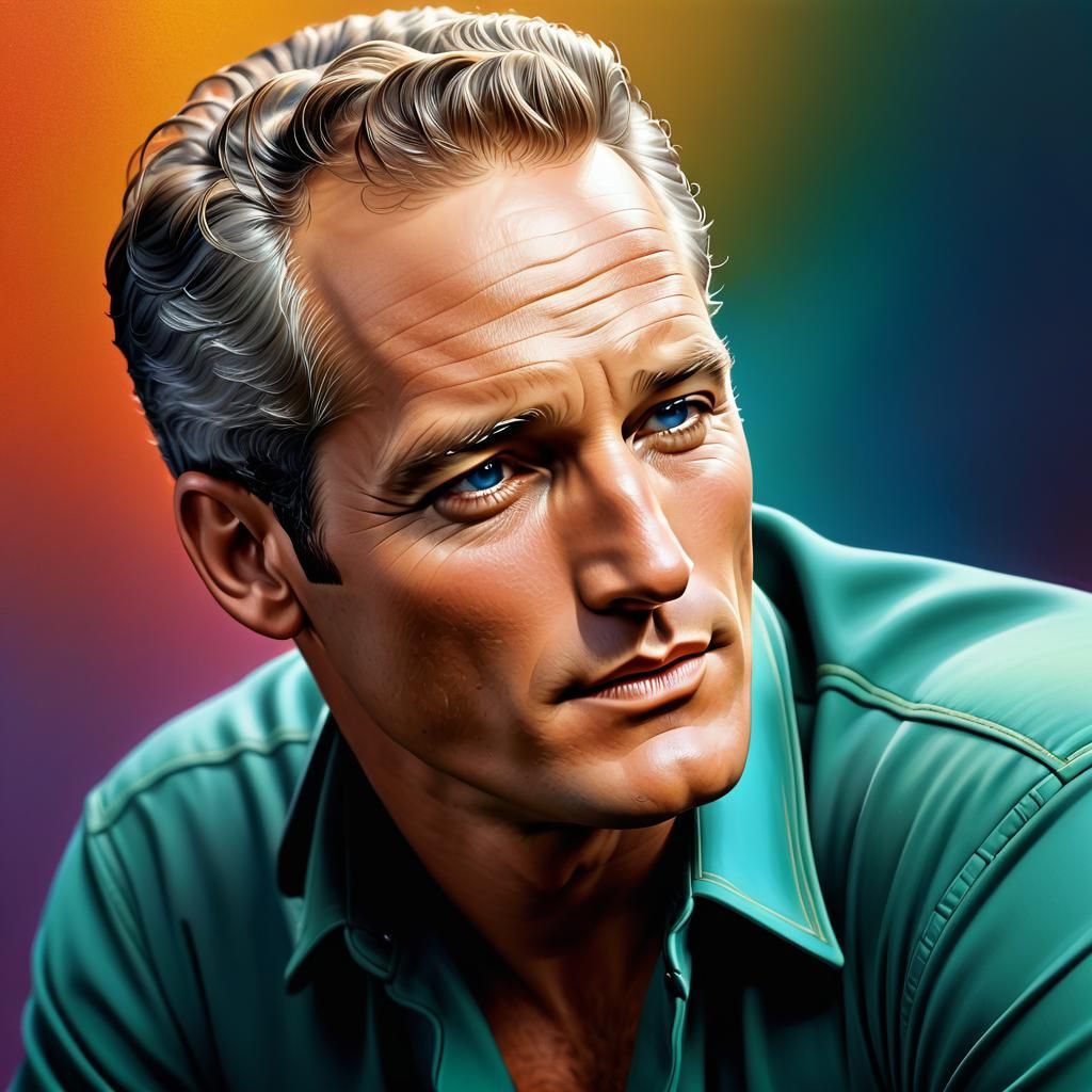 Portrait of Paul Newman