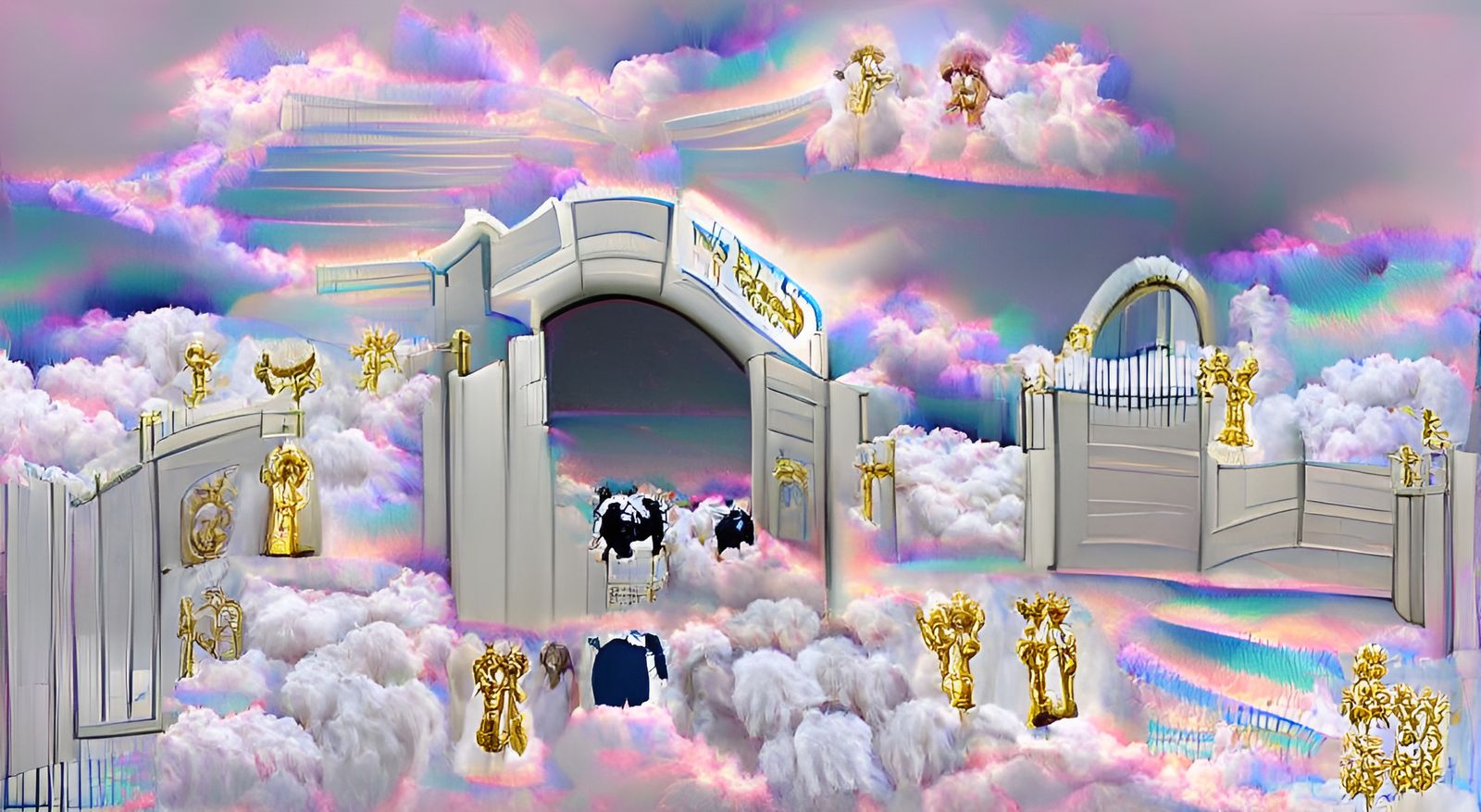 Ethereal Pearly Gates to Paradise