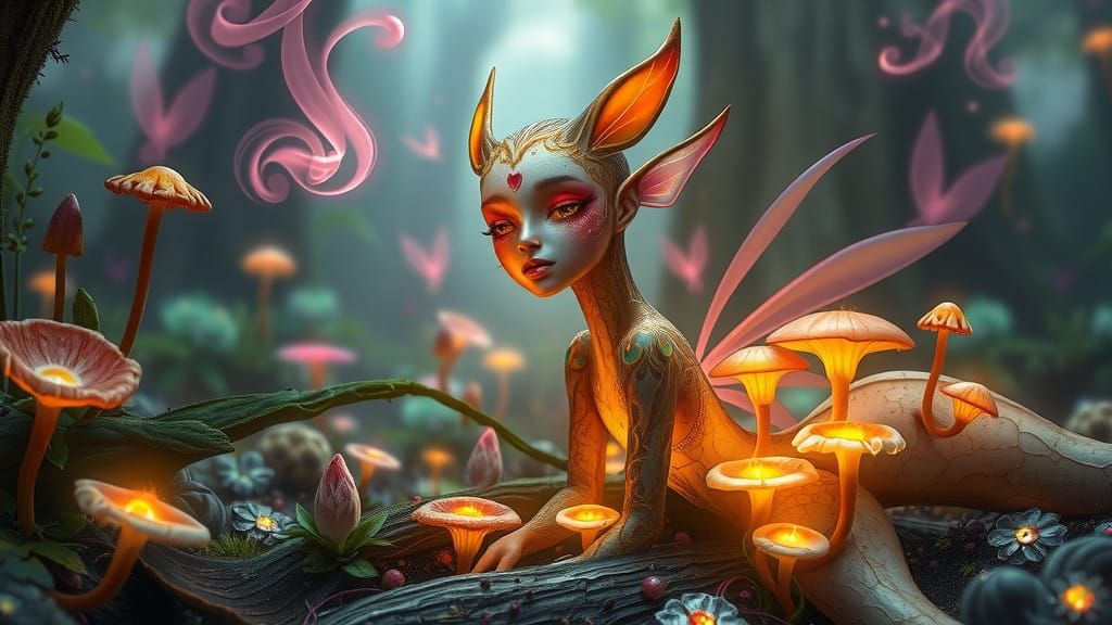 Luminous Earth Fae Unveils Mystical Forest Secrets