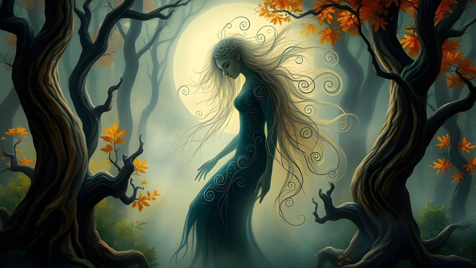 Fractal Forest Spirit Expressionism