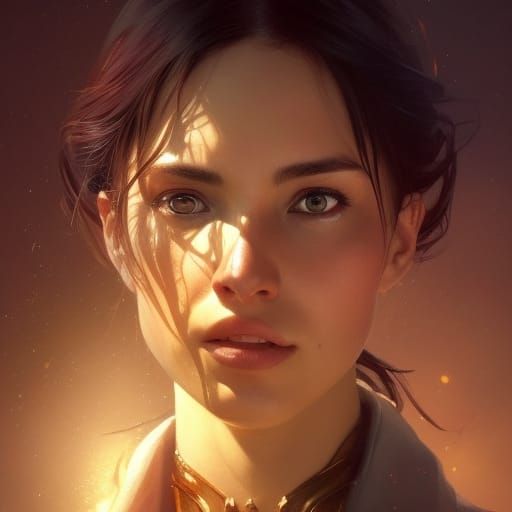 Detailed Portrait with Dynamic Lighting in 8k Resolution