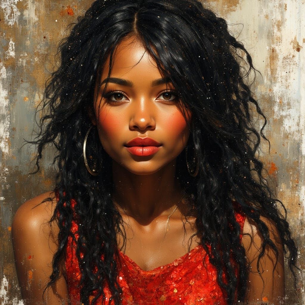 Kelly Rowland as African Goddess in Vogue Style