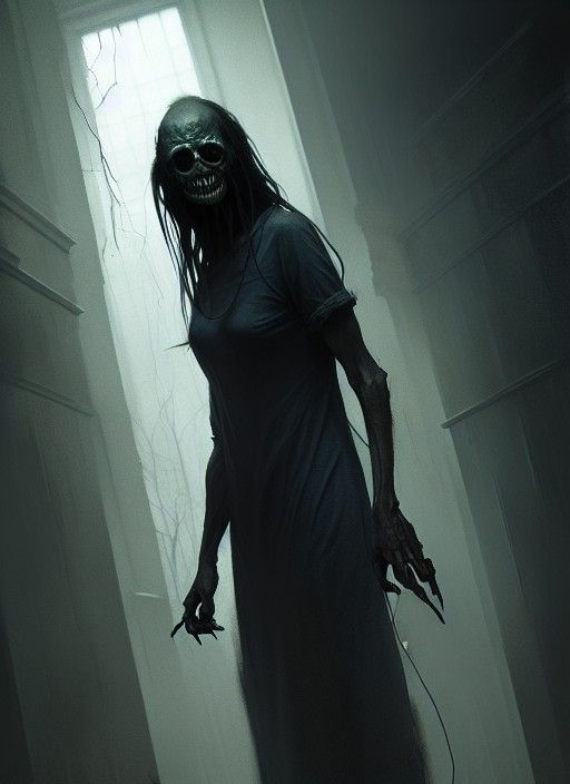 Horror Image of Demonic Possession in 4K