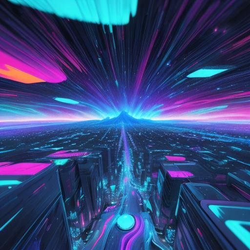 Cosmic Graffiti: Tsunami in Space, Expressive Art