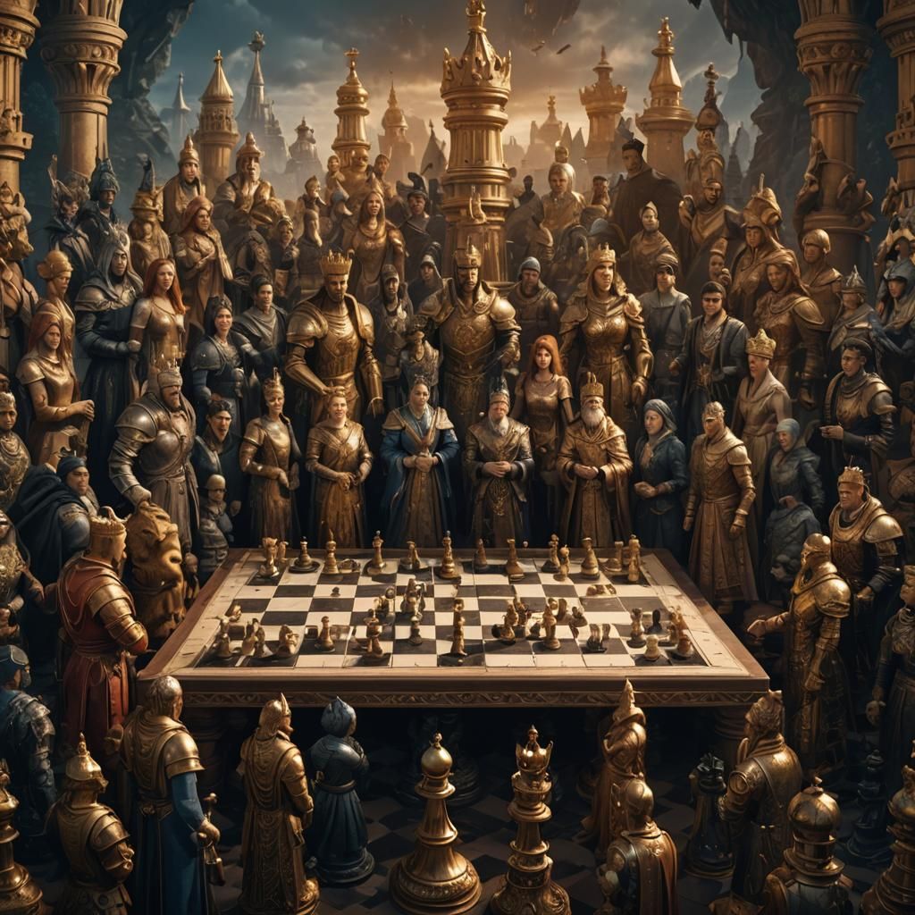 Epic Chess Championship Collage in 8K