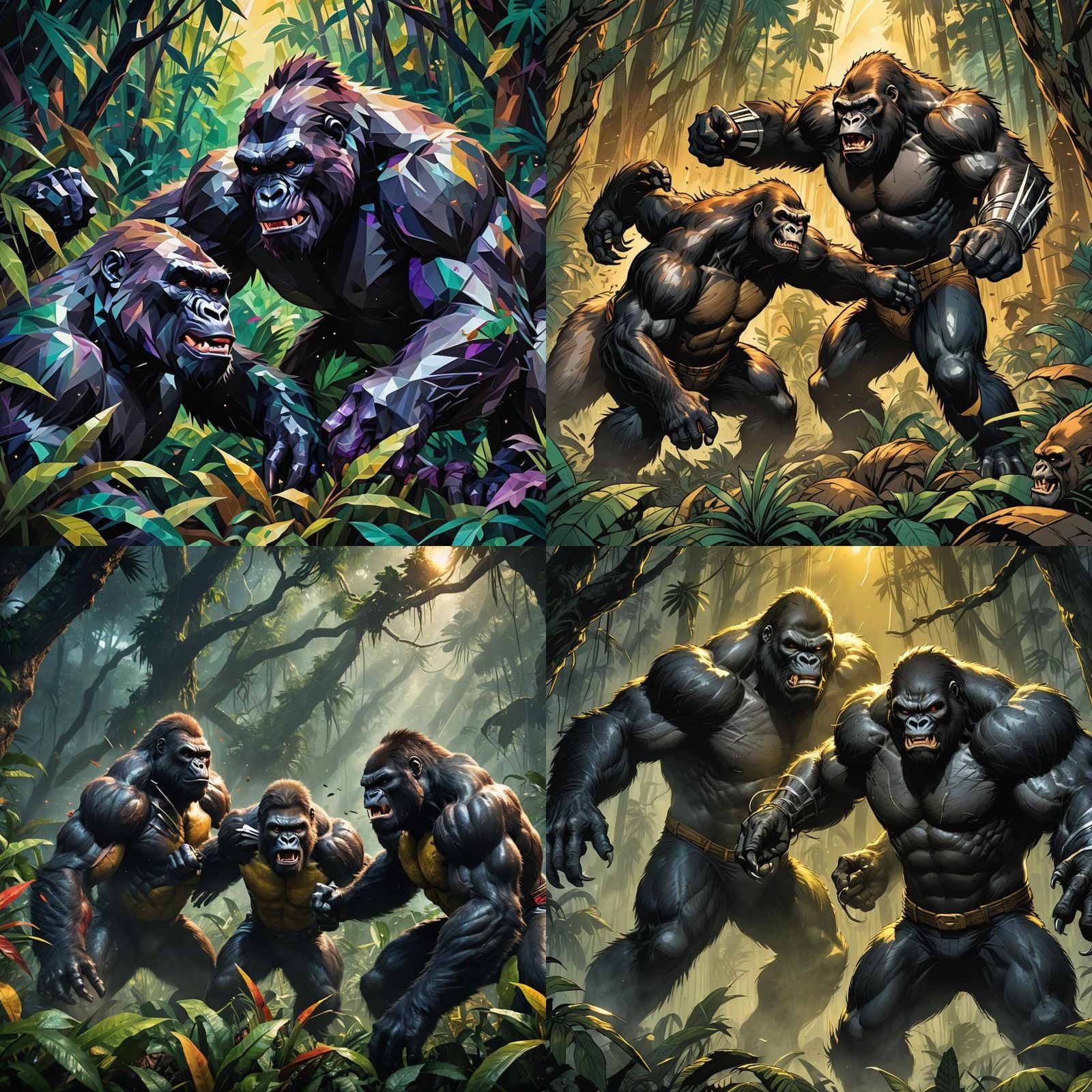 Gorilla vs Wolverine: An Epic Wildlife Battle