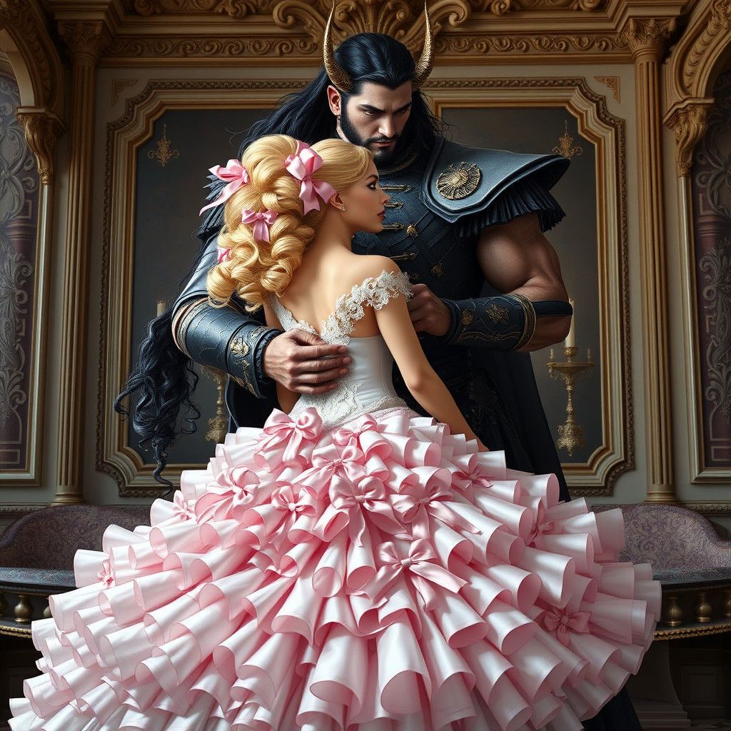 Demon King Buttons Corset of Princess Bride