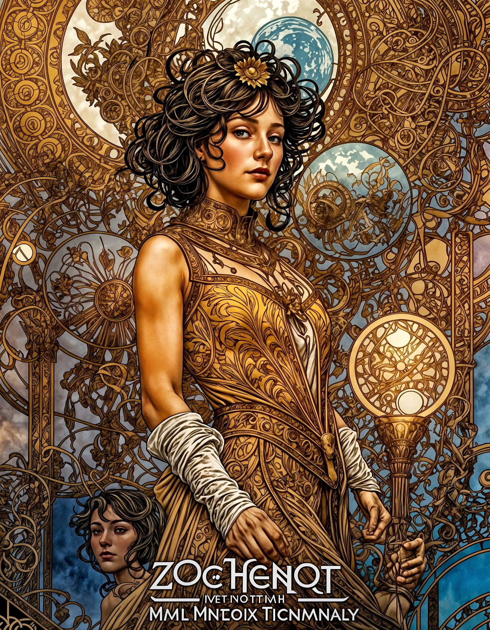 Woman Trapped in Time Vessel: Graphic Novel Art