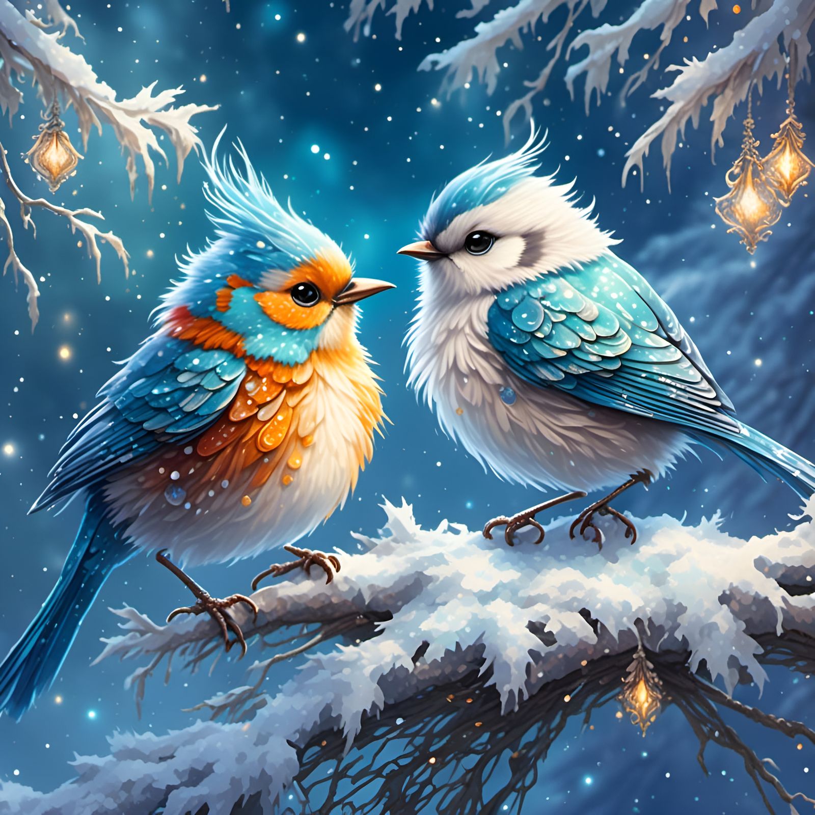 Winter birds