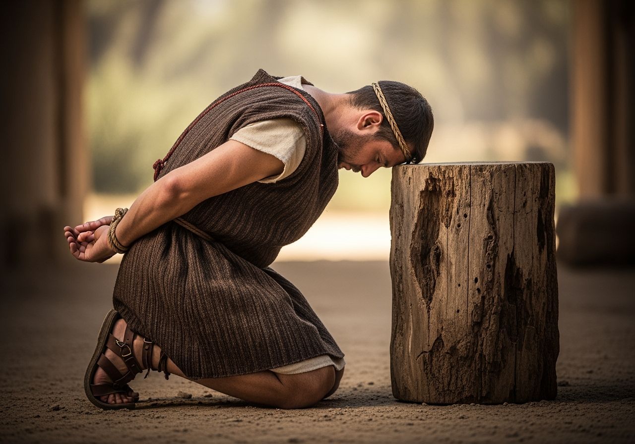 Roman Peasant's Submission: A Photo-Realistic Rendition