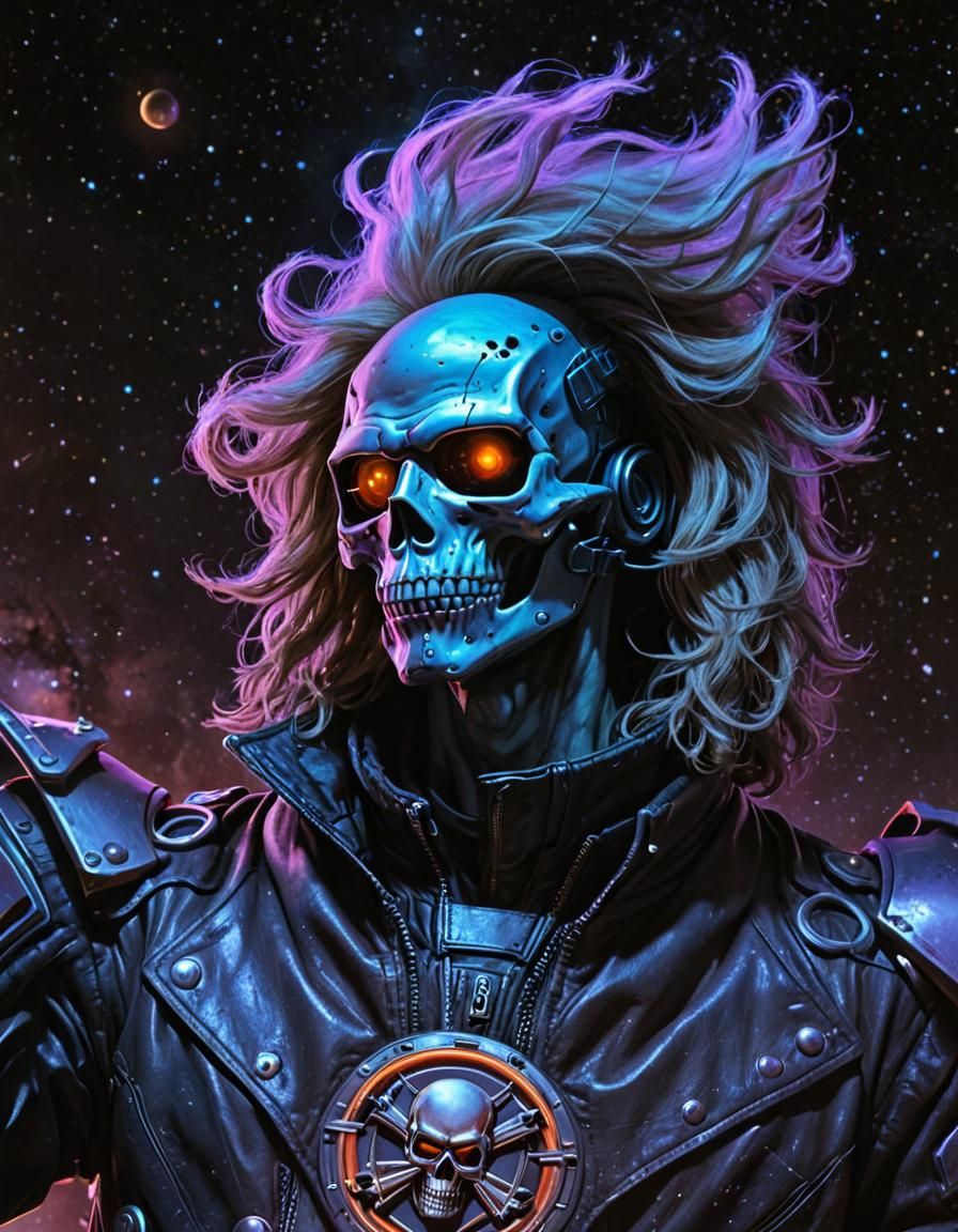 Vic Rattlehead in Zero Gravity, Megadeth Concept Art