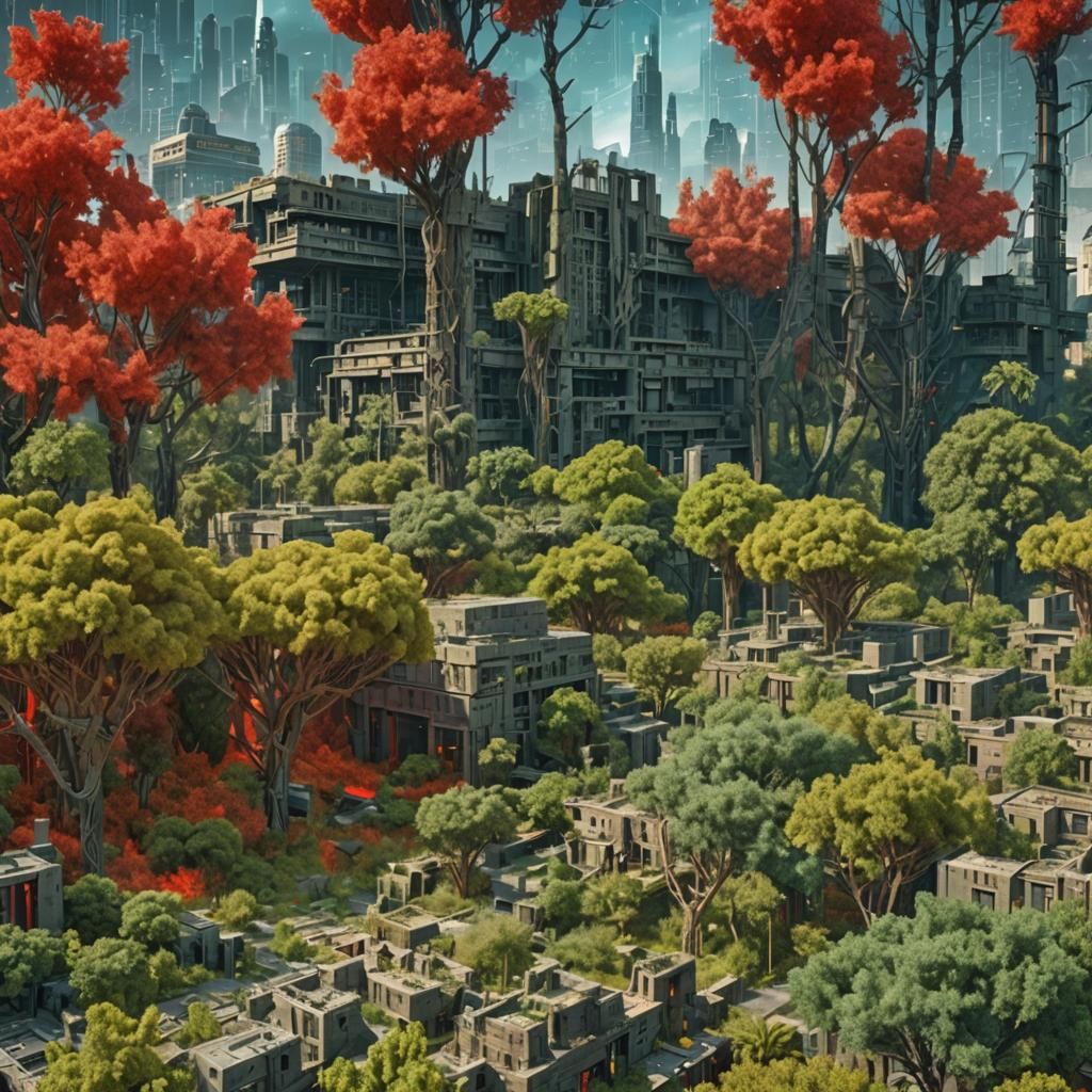 Cyber Renaissance: Ancient Metropolis Transformed