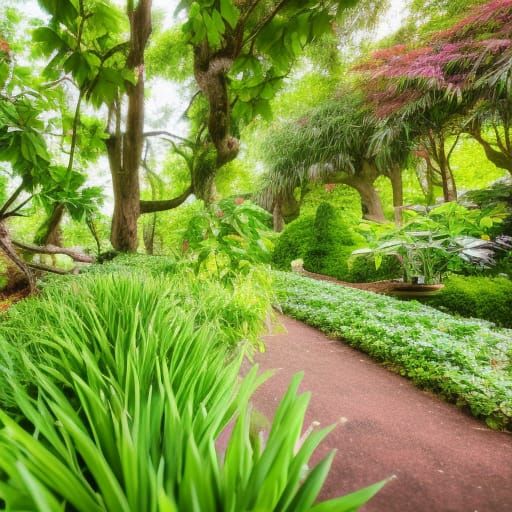 Lush Plants and Trees in Professional Photography