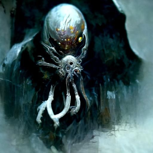Sinister Eldritch Space Horror Art