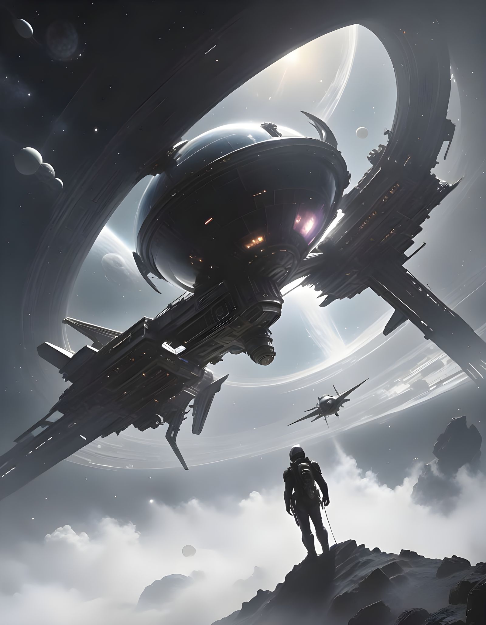 Cosmic Wanderer in Space